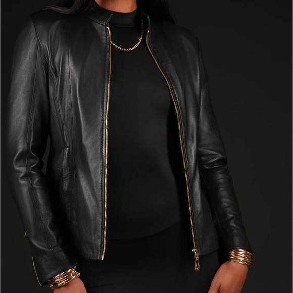 Red and Black Leather jacket - Picture 4 of 6